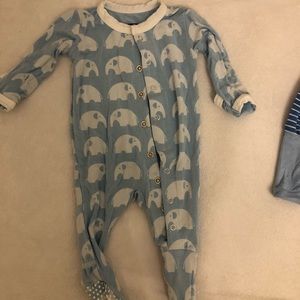 Kickee Pants elephant footie